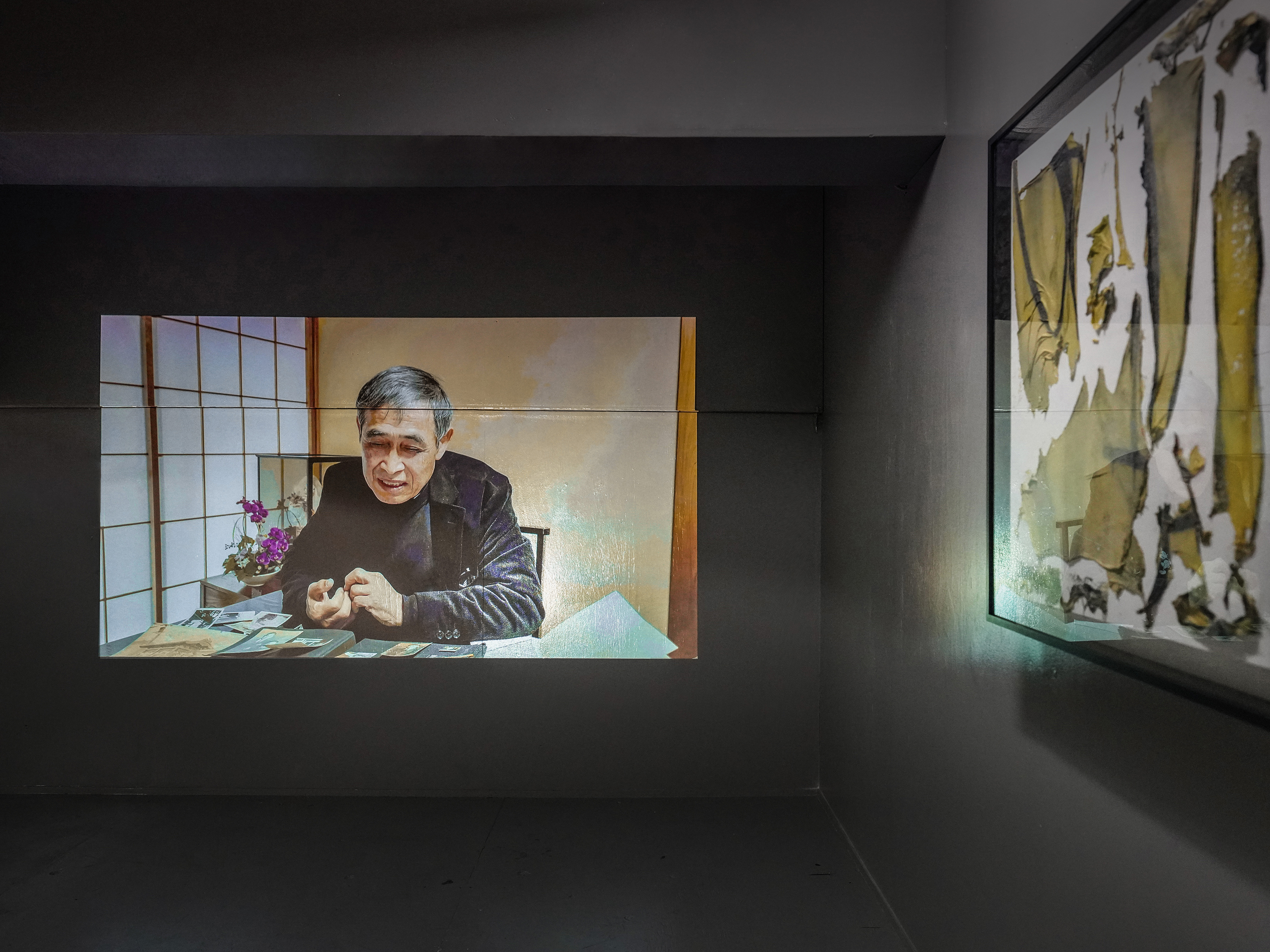 展示風景：《志田塗装　虚実の皮膜》AZUMATEI PROJECT、横浜、2022年